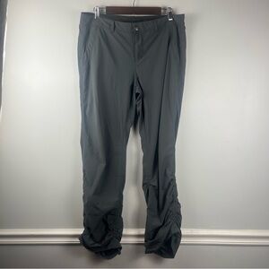 REI side ruched pants blue grey size 12